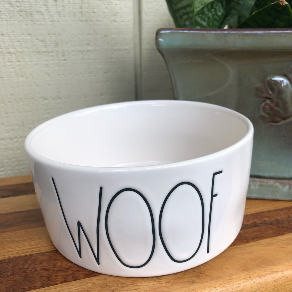 Rae Dunn “WOOF” Pet Bowl